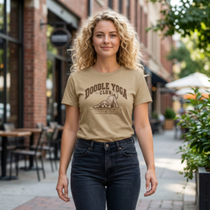 Doodle Yoga Oversized T-Shirt