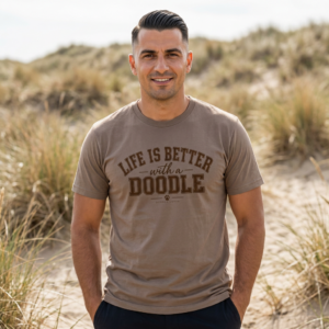 Life Is Better With a Doodle Men’s T-Shirt