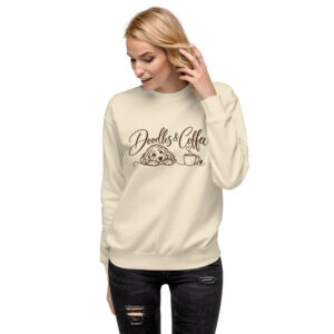 Doodles and Coffee Unisex Premium Sweatshirt