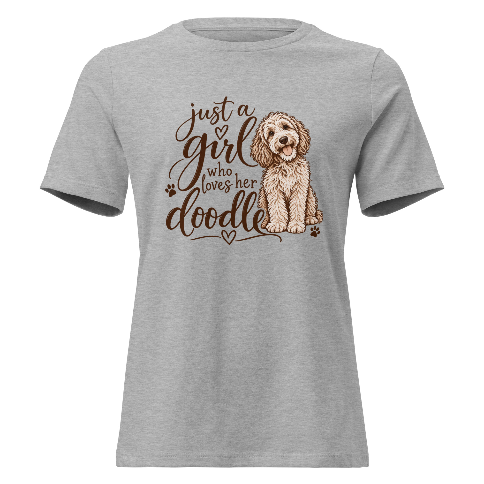 Just a Girl who Loves Her Doodle Women's T-Shirt - Image 14