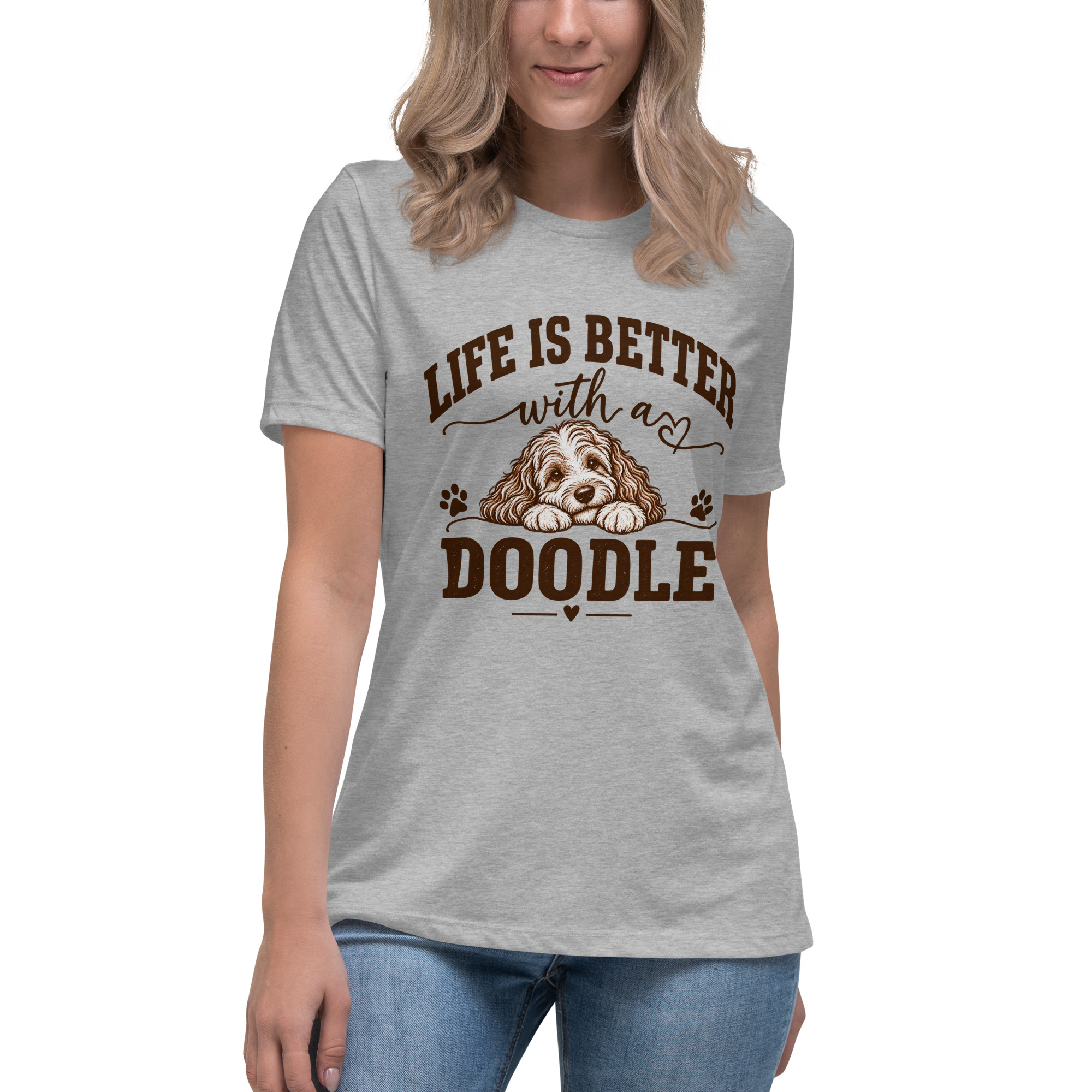 Life is Better with a Doodle Women's T-Shirt - Image 3
