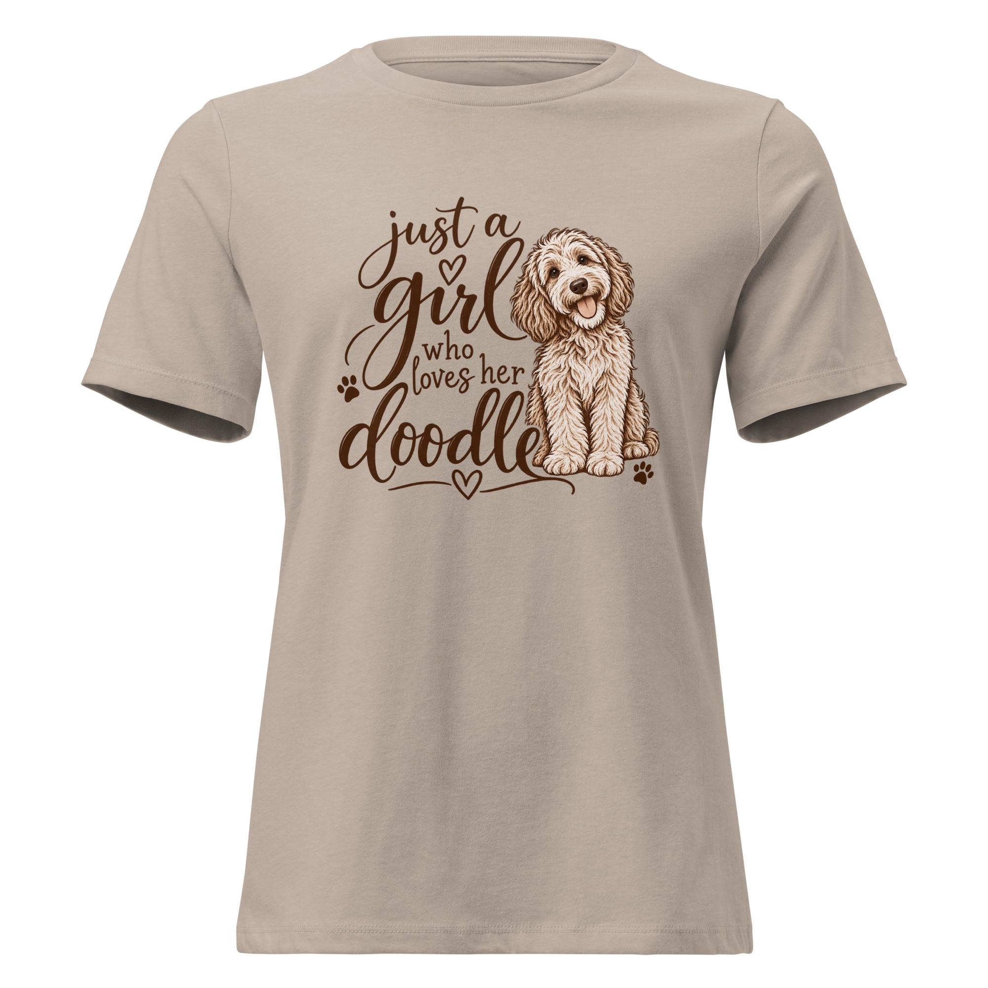 Just a Girl who Loves Her Doodle Women's T-Shirt - Image 15