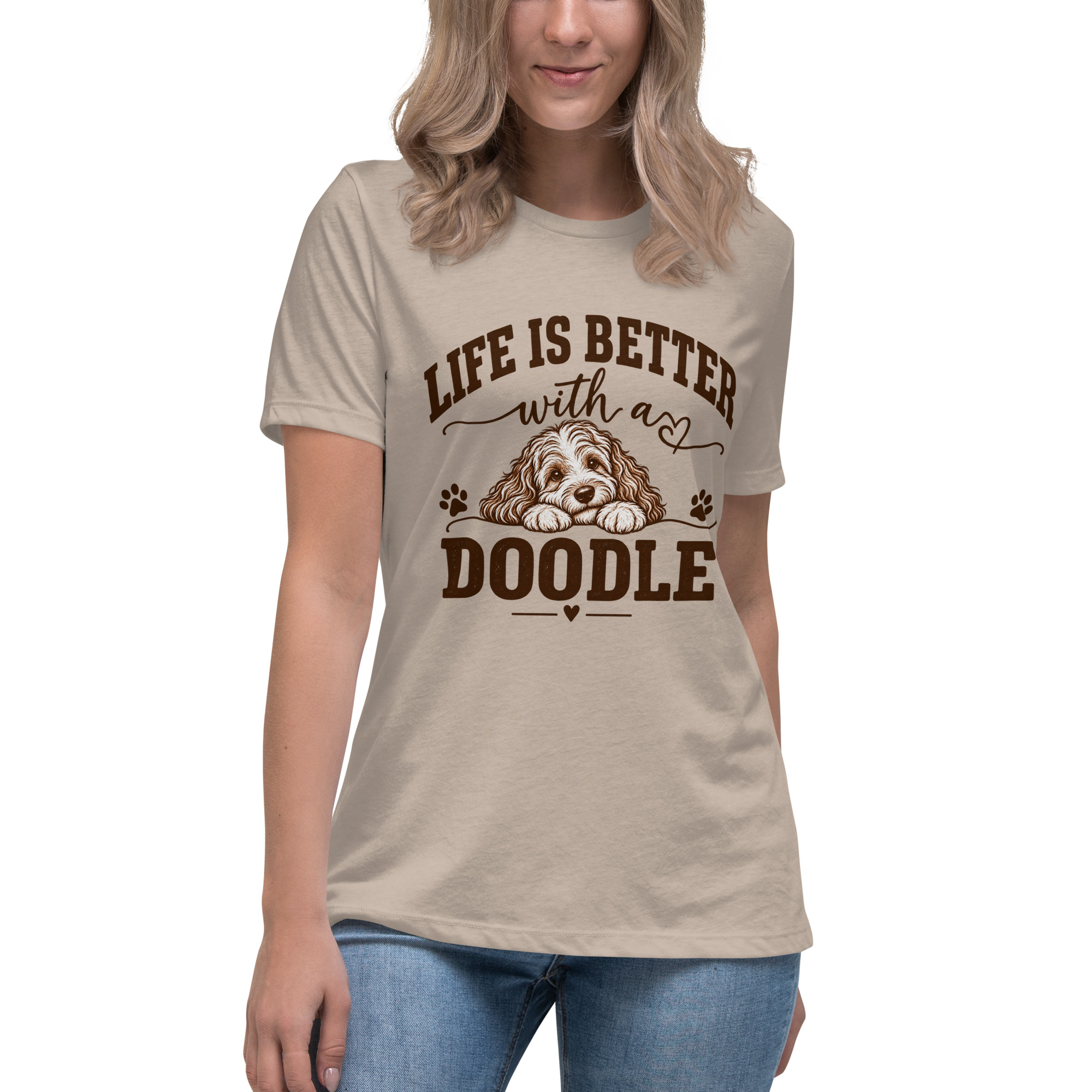 Life is Better with a Doodle Women's T-Shirt
