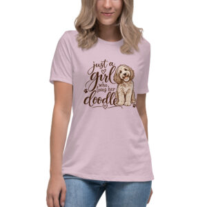 Just a Girl who Loves Her Doodle Women's T-Shirt