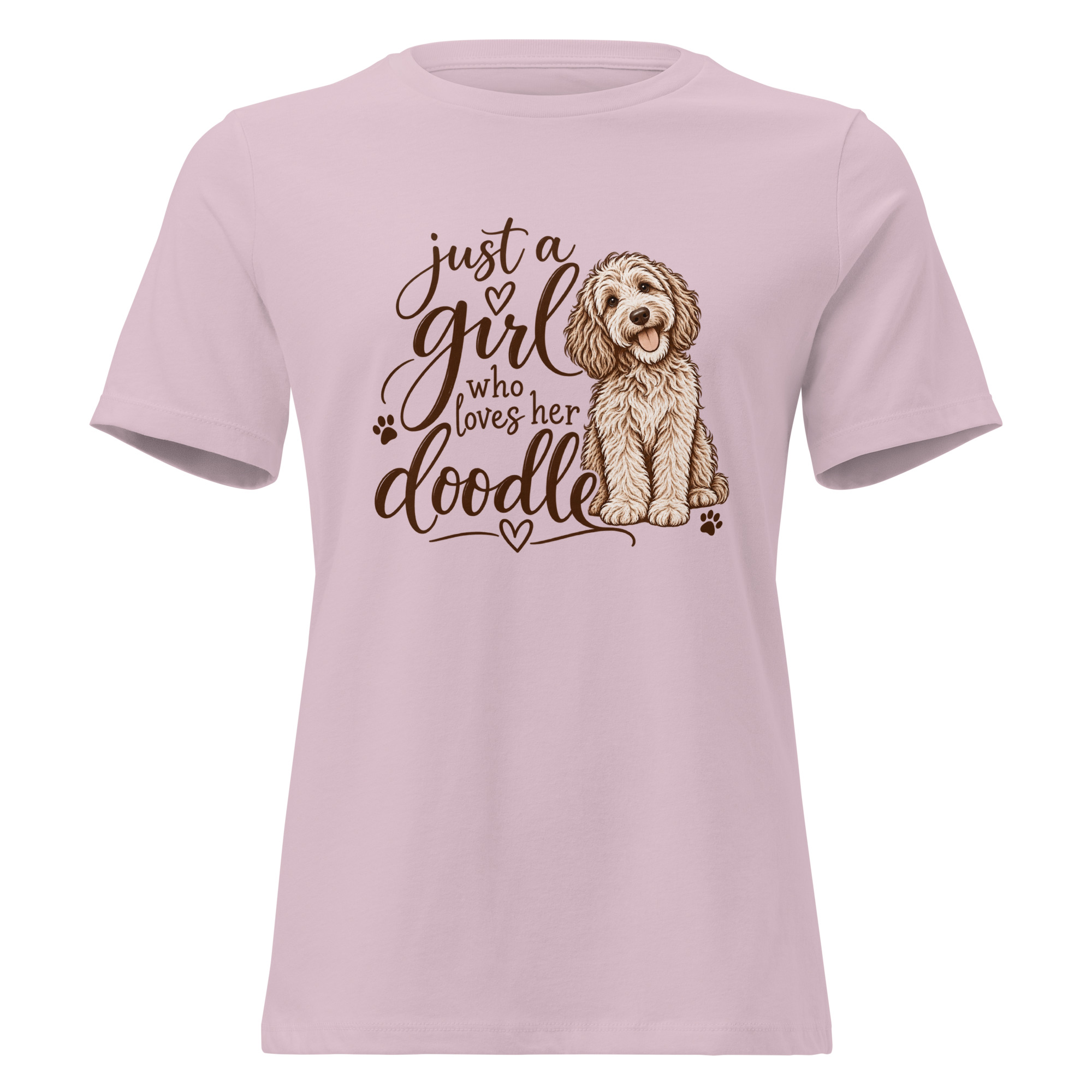 Just a Girl who Loves Her Doodle Women's T-Shirt - Image 16