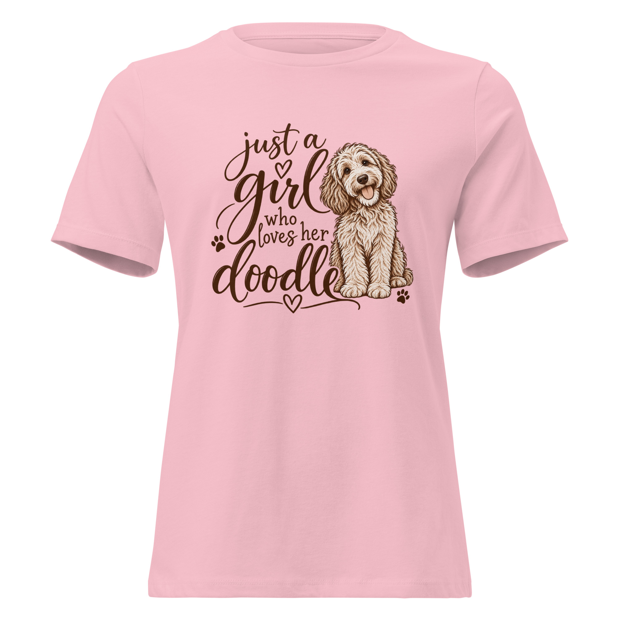 Just a Girl who Loves Her Doodle Women's T-Shirt - Image 17