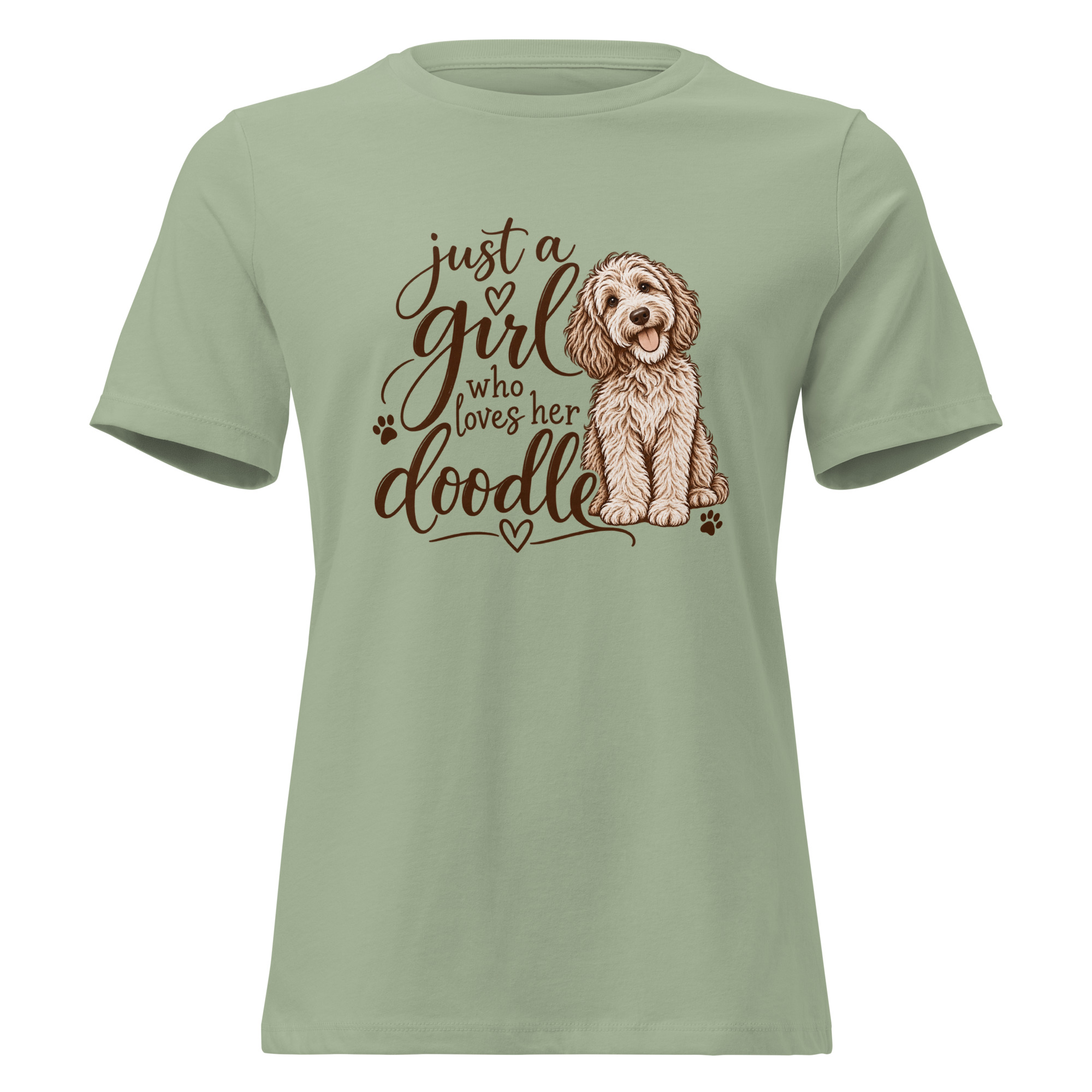Just a Girl who Loves Her Doodle Women's T-Shirt - Image 13