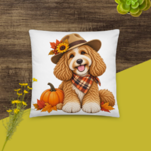 Fall Doodle Decorative Pillow